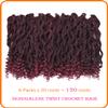 12 Inch Crochet Braids Senegalese Twist Crochet Hair for Black Women 6 Packs Havana Twist crochet hair With Curly Ends (TBUG#, 12 Inch) view 2