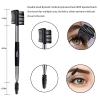 MSQ Eyebrow Brush and Comb Eyelash Brush 3 Pcs Eyelash Comb Double Head Brow & Lash Shaper with Spoolie Brush Eyebrow Eyelash Makeup Grooming Tool view 2