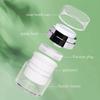 2 Pack 0.5 Oz Airless Pump Jars,Vacuum Cosmetic Travel Containers for Lotions And Creams, Refillable Airless Travel Jars Empty Acrylic Make Up Sample Containers with Pump White,15ml (0.5 oz / 15ml) view 3
