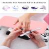 Big Arm Rest for Nails Cushion, Microfiber Leather Hand Rest for Nails Tech, Hand Rest Pillow for Nails Toenails, Detachable Nail Art Accessories Tool for Nails Tech (Pink) view 4