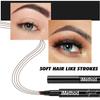 iMethod Eyebrow Pen - iMethod Eyebrow Pencil with a Micro-Fork Tip Applicator Creates Natural Looking Brows Effortlessly and Stays on All Day, Brown view 3