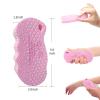 orxior Super Soft Exfoliating Bath Sponge Resuable Exfoliator Dead Skin Remover for Body Soft Bath Sponge Gentle Soothing Body Sponge Natural Fiber Shower Sponge for Adults&Kids (Pink) view 2