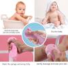 orxior Super Soft Exfoliating Bath Sponge Resuable Exfoliator Dead Skin Remover for Body Soft Bath Sponge Gentle Soothing Body Sponge Natural Fiber Shower Sponge for Adults&Kids (Pink) view 3
