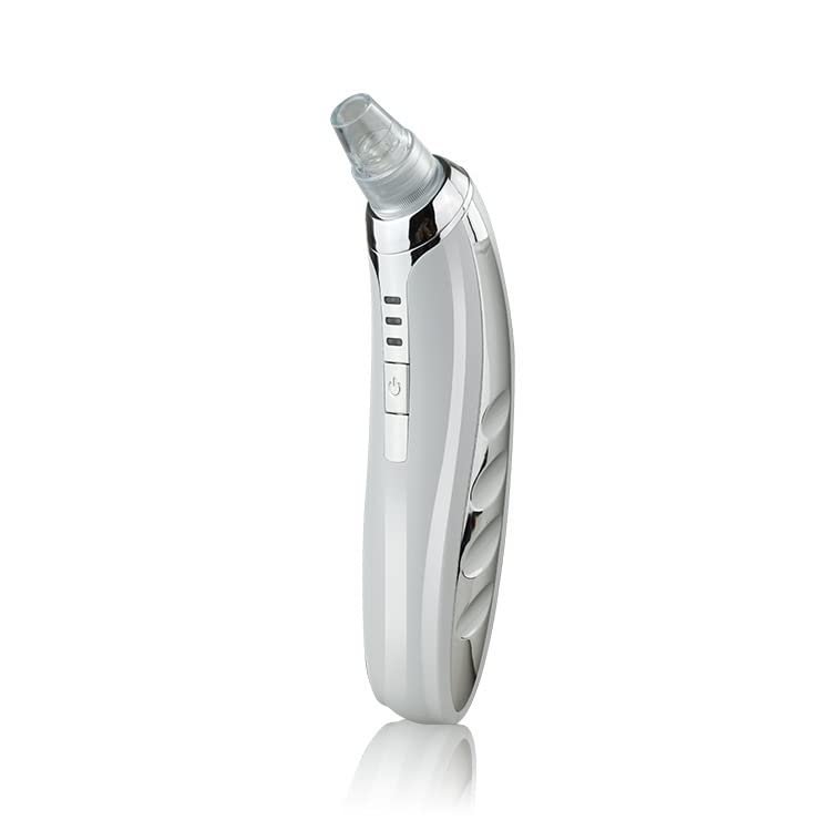 Feiyx Blackhead Remover Vacuum,USB Rechargeable Facial Pore Cleaner Blackhead Suction Tool,Strong Suction Rechargeable Lightweight Pore Cleaner (Color : White)