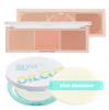 I'm Meme Compact - Oil Cut Pact 0.34 Oz + Palette - Afternoon Tea Blusher | 3 Shades Milk Tea Time, 0.42 Oz Bundle view 1