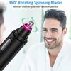 Feiyx Ear and Nose Hair Trimmer for Men,Professional Painless Eyebrow and Facial Hair Trimmer,USB Rechargeable Nostril Nasal Hair Vacuum Cleaning System view 4