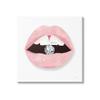 Stupell Industries Shine On Glam Lips Biting Shimmering Diamond, Design by Mercedes Lopez Charro view 1