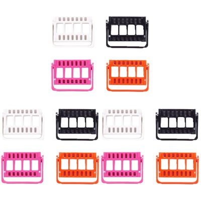 FRCOLOR 12pcs Nail Drill Bit Organizer Display Stand Nail Polishing Storage Rack for Easy Access and Clean Workspace