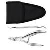 Beaupretty 2sets Nail Clippers Set Professional Pedicure Tool for Home Salon Use Includes Nail Trimmers and Pliers Protective Case for Manicure and Grooming view 2