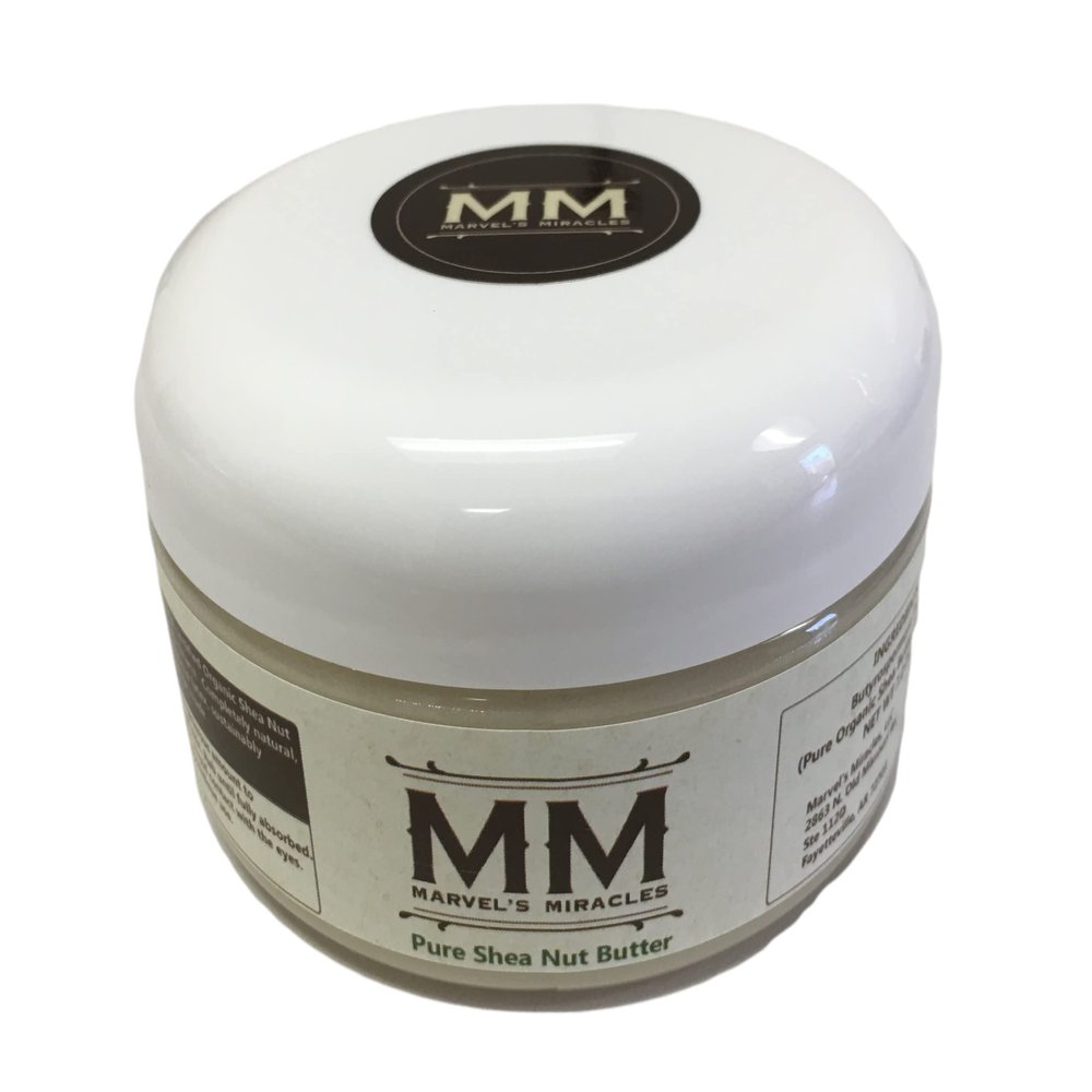 Marvel's Miracles Pure Organic Shea Butter from Africa 7oz