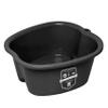 American Wellness Authority AWA Extra Large foot bath basin - Sturdy plastic soak tub For Soaking feet and Pedicure At Home Spa Kit Women Men (Grey Basin), 1.0 Count view 1