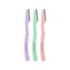 Cricket Pore Perfection Dermablading Face Razors for Women & Men - Dermaplane Tool for Smooth Skin, Eyebrow Razor - Removes Unwanted Facial Hair, Exfoliates, Prevents Breakouts, Multicolor, Pack of 3 view 1
