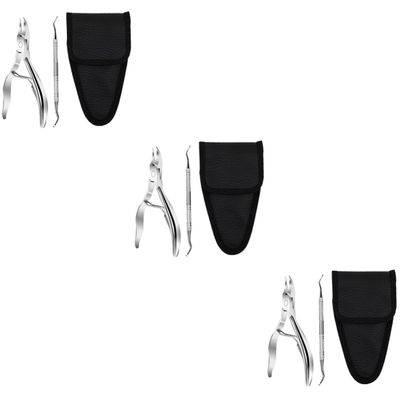 Beaupretty 3sets Nail Clippers and Trimmer Set Toenail Clipper Professional Pedicure Tool for Easy Nail Care and Thick Removal Lightweight Design for Home and Travel
