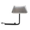 BossCaddi Pro Silver Metal Swivel Salon Tray - 270 Degree Attaches Directly to Salon Chair (No Wheels) - Alternative to Traditional Tray, Cart, Trolley view 1