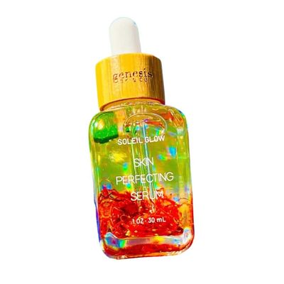 GENESIS SKIN CO. Skin Perfecting Facial Oil | Soleil Glow Skin Serum | Made with Passionfruit & Wild Melon | Skin Healing Oil | Brightens, Renews Skin | Glass Skin | Improves Tone & Texture | 30ml