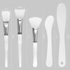 APPEARUS Silicone Facial Mask Mixing Bowl 6-Piece Set  1 Bowl, Brushes, and Spatulas  Food-Grade, Heat-Resistant Facial Mask Mixing Kit for Spa and DIY Skincare (White - 6-Pcs) view 3