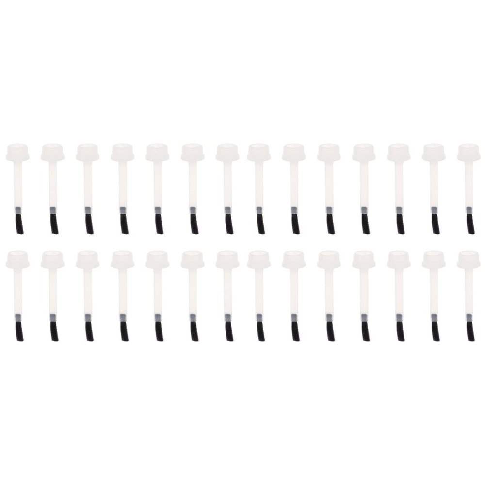 FRCOLOR 40pcs Nail Polish Replacement Brush Nail Art Brushes for Gel Polish Easy to Use for Salon and Home Use