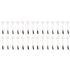 FRCOLOR 40pcs Nail Polish Replacement Brush Nail Art Brushes for Gel Polish Easy to Use for Salon and Home Use view 1