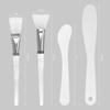 APPEARUS Silicone Facial Mask Mixing Bowl 5-Piece Set  1 Bowl, Brushes, and Spatulas  Food-Grade, Flexible, Skincare Mixing Kit for Spa and Home Use (Dark Gray - 5-Pc Set) view 3