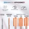 Kiara Sky Large Barrel Fine Drill Bit | Carbide Bit with an X-Cut Design | for Beyond Pro Drill | Rose Gold view 4
