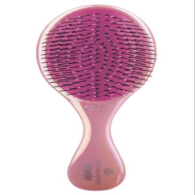 Olivia Garden OG Detangler Brush  Removable Cushion, Gentle Scalp Massage & Detangling for Wet or Dry, Medium to Thick Hair  Opal Pink