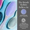 Olivia Garden OG Detangler Brush  Removable Cushion, Gentle Scalp Massage & Detangling for Wet or Dry, Fine to Medium Hair  Opal Purple view 4