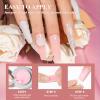 MIZHSE Solid Builder Gel, Nail Sculpture Gel Non-Sticky 4 Colors Nude Clear White Pink Hard Builder Nails UV LED Nail Extension for Salon Manicure Home DIY view 4