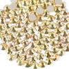 Beadsland 2880pcs Flat Back Crystal Rhinestones Round Gems for Nail Art and Craft Glue Fix,Metal Sunlight,SS10,2.7-2.9mm view 2