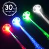 30 Pack White LED Lights Fiber Optic Hair Barrettes Extensions Light Flashing Fiber Optic Hair Braid Barrettes Clips for 4th of July Party Favors Festival Party Bar Concert view 3