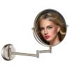 BhjKL Makeup Mirror Wall Mounted, 8'' Double Sided Vanity Mirror, 1X 10X Magnification Bathroom Mirror, 360 Swivel Extendable Cosmetic Mirror (Brushed Nickel) view 1
