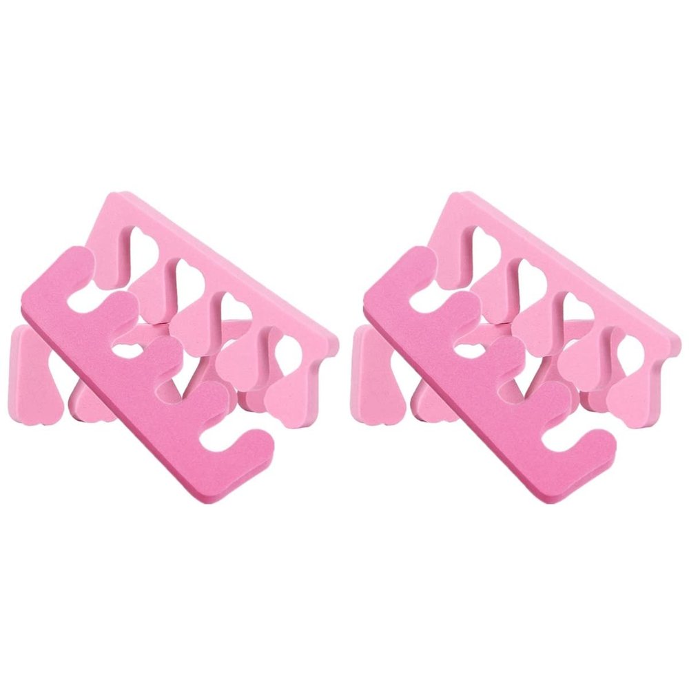 FRCOLOR 40pcs Sponge Nail Separator Toe Dividers for Pedicure Press Nails Manicure Tools