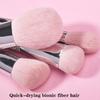 Professional Makeup Brush Set Luxury 11pcs Silver Glitter Crystal Make Up Brush Kit Vegan Soft Synthetic Hair Foundation Eyeshadow Eyebrow Lip Cosmetic Brush Set With Gift Box For Girl view 2