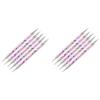 FRCOLOR 10pcs Double-ended Nail Art Pen Rhinestone Applicator for Nail Painting and Detailing for Professionals and Beginners Lightweight and Manicure Tools view 1