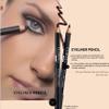 Claraline Long Lasting Sharpenable Eyeliner Pencil, Vegan & Cruelty Free, Highly Pigmented, Intense and Vibrant Colors, Smooth Soft Gliding for Girl & Women, 102 Intanse Gaze view 2