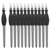 FRCOLOR 12Pcs Stainless Steel Nail File with Dual Grits and Dead Skin Fork Cuticle Remover Manicure Tool for Nail Care at Home and Salon view 1