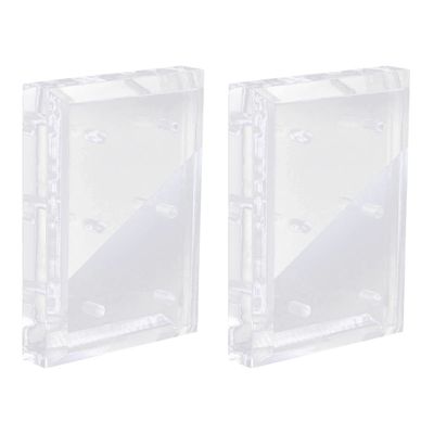 FRCOLOR 2pcs Nail Art Display Rack Nail Drill Stand Display Case Acrylic Stand Holder Box