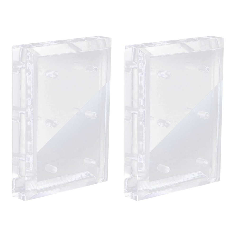 FRCOLOR 2pcs Nail Art Display Rack Nail Drill Stand Display Case Acrylic Stand Holder Box