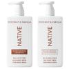 Native Coconut & Vanilla Shampoo and Conditioner Contain Naturally Derived Ingredients | All Hair Types, Color & Treated, Fine to Dry Damaged, Sulfate & Dye Free - 2-Pack view 1