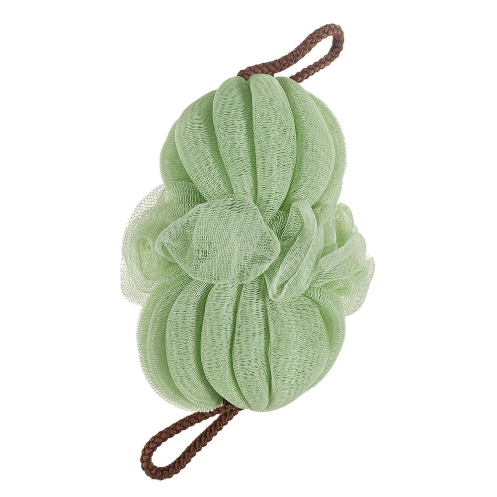 GXBTOPGO Large 85g Green Bath Loofah Sponge Loofa Luffas Shower Puff Pouf Ball Exfoliating Body Back Scrubber for Men&Women