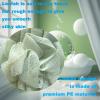 GXBTOPGO Large 85g Green Bath Loofah Sponge Loofa Luffas Shower Puff Pouf Ball Exfoliating Body Back Scrubber for Men&Women view 3