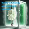 GXBTOPGO Large 85g Green Bath Loofah Sponge Loofa Luffas Shower Puff Pouf Ball Exfoliating Body Back Scrubber for Men&Women view 4