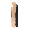 Beard Comb, Stainless Steel Beard Mustache Styling Comb Folding Pocket Comb Unisex Anti Anti Static Beard Comb(Beard comb) view 1