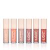 CAHIUYOA Light 6PCS Lip Gloss Set,Nude Pink Lip Gloss Kit Shine Glossy and Moisturizing,Lip Plumping Pack Bulk Liquid Lipstick for Women Girls-Set A view 1