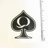5pc Large Temporary Tattoo Queen of Spades BBC QOS view 2
