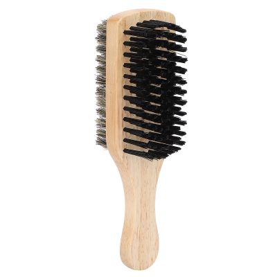 Beard Brush for Men, Wooden Handle Beard Brush DoubleSided Men's Beard Grooming Brush for Mustache Cleaning