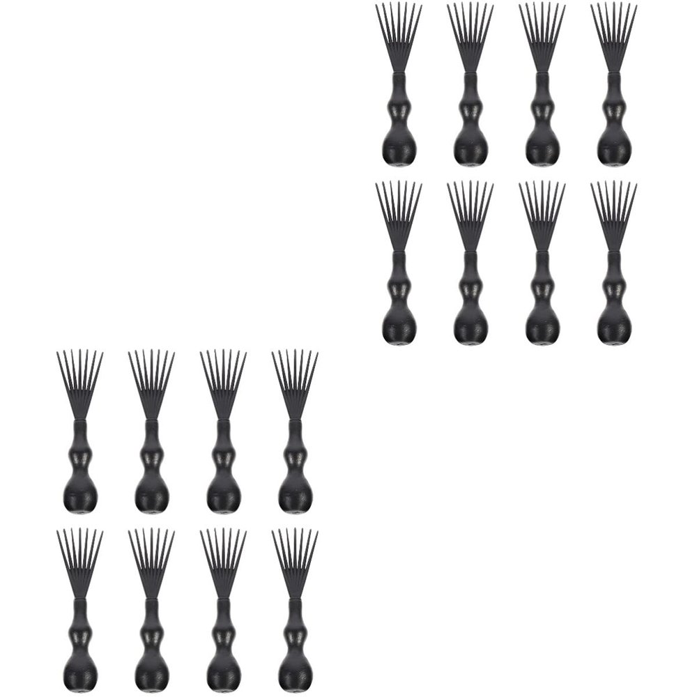 KALLORY 16pcs Hair Brush Cleaning Tool Comb Cleaner Rake for Efficient Hair Removal Ergonomic Design for Home and Salon Use Easy to Clean and Comfortable to Hold