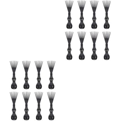 LALAFINA 16pcs Hair Brush Cleaner Rake Efficient Hair Tool for Easy Cleaning of Combs and Brushes Material for Home Use and Travel