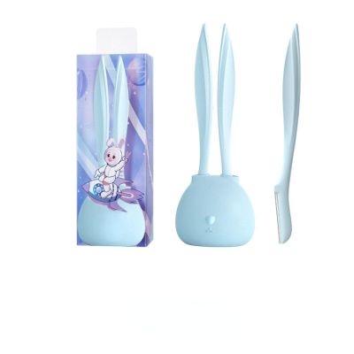 BTWRG Mini Eyebrow Trimmer Safety Shaving Knife Two Eyebrow Trimming Set Beginner Female Eyebrow Knife 03#IceMoonBlue