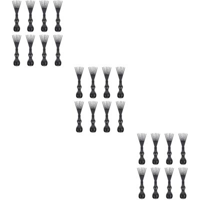 LALAFINA 24pcs Comb Cleaning Tool Ergonomic Hair Brush Cleaner for Easy Hair Removal Brush for Home and Salon Use Compact and Lightweight Design