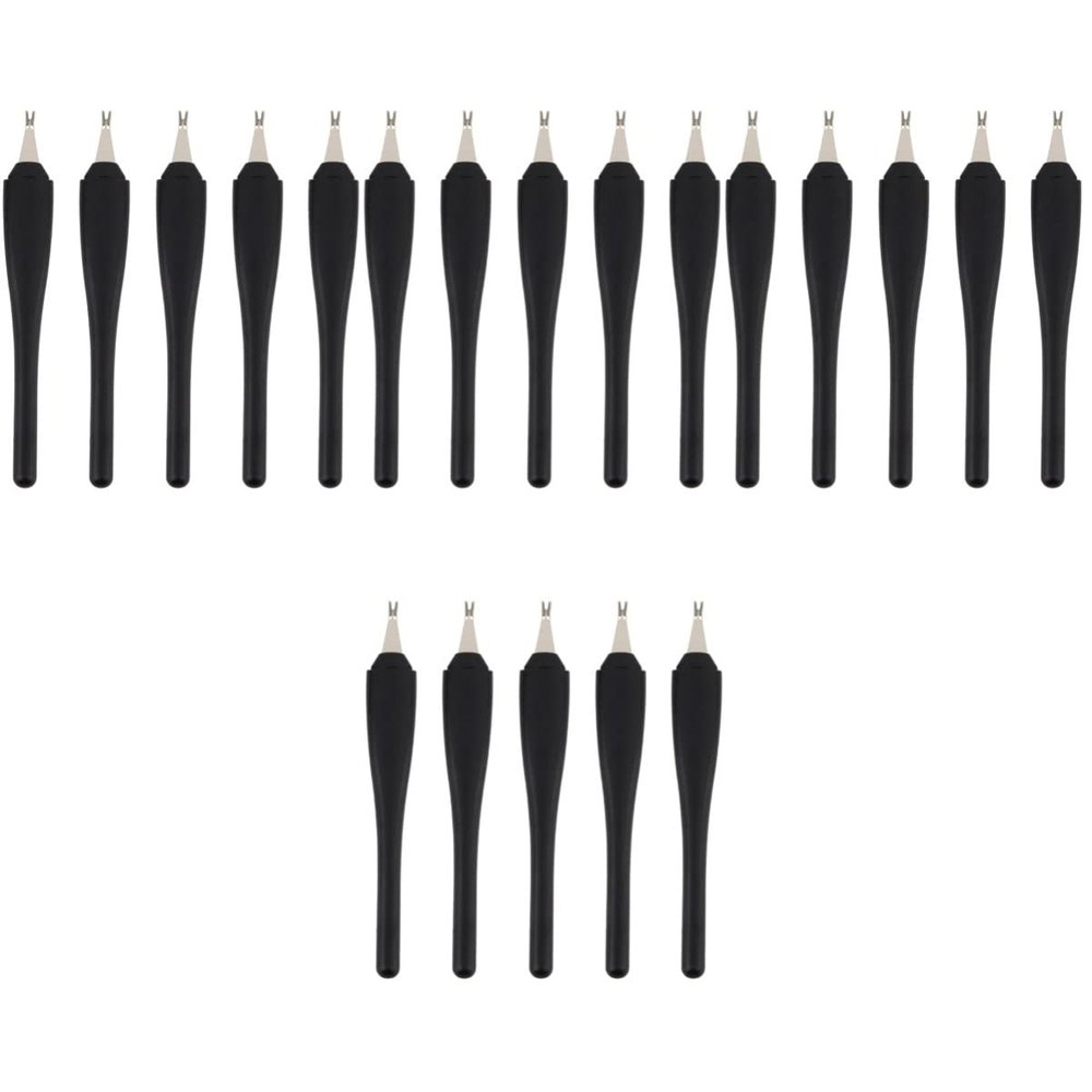 LALAFINA 20pcs Professional Cuticle Remover Tool Nail Dead Skin Trimmers Pusher for Manicure and Pedicure for Salon Home Use Ergonomic Design